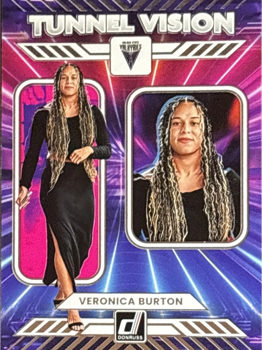 Panini Tunnel Vision Veronica Burton Basketball Trading Card